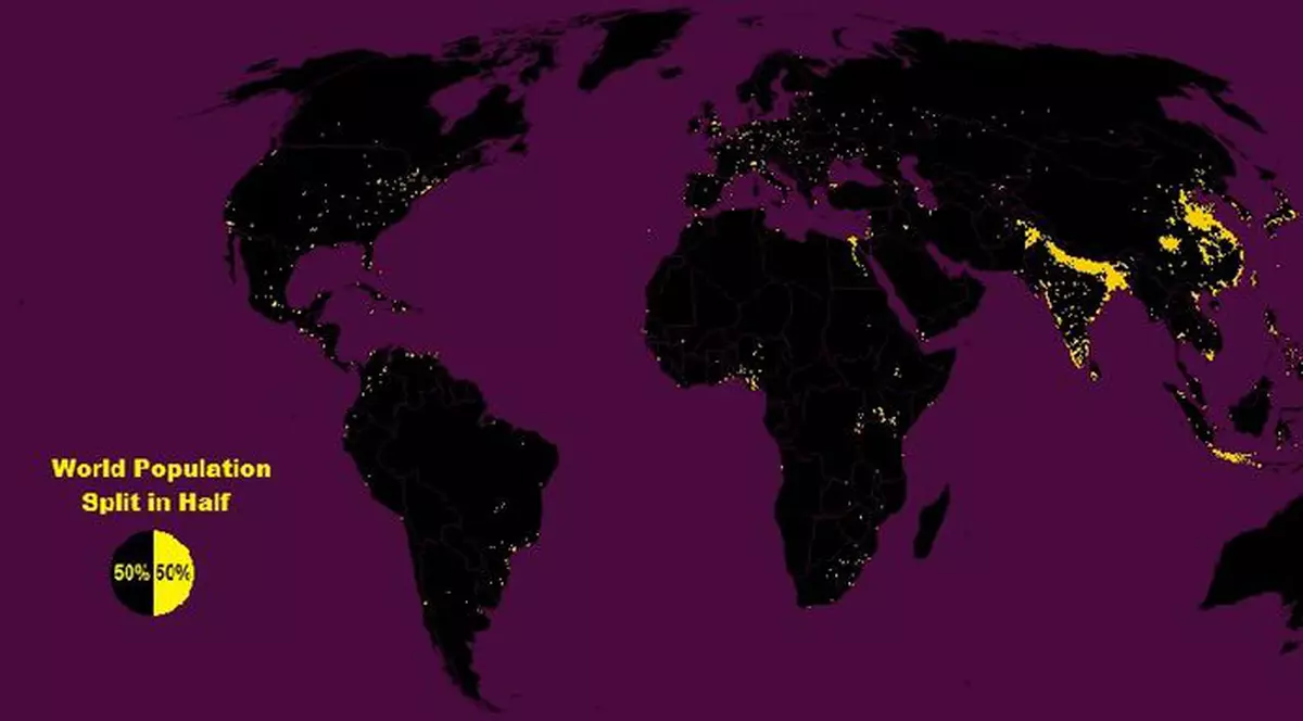 Suntem 7 miliarde pe Glob! Îți vine să crezi că jumătate dintre noi, trăiesc "înghesuiți" pe 1% din suprafața planetei?