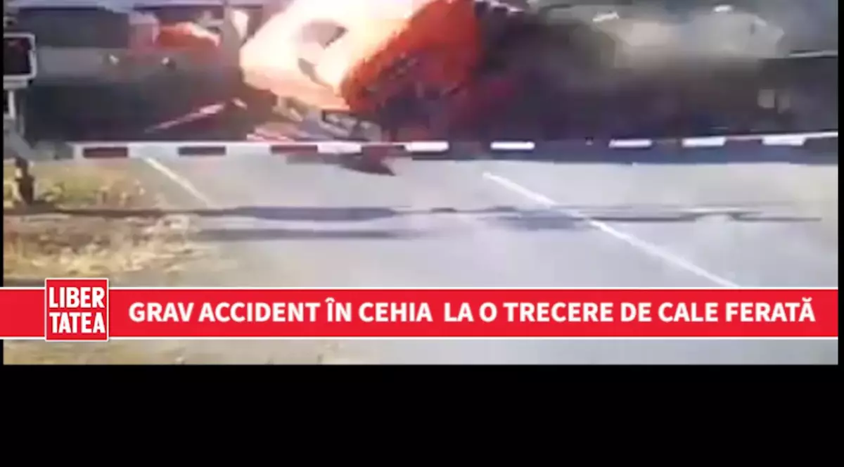 ACCIDENT GRAV PE O CALE FERATĂ DIN CEHIA | VIDEO