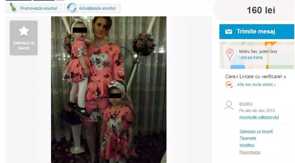 Anunţ scandalos! Un român se laudă că vinde două fetiţe, cu tot cu mama lor!