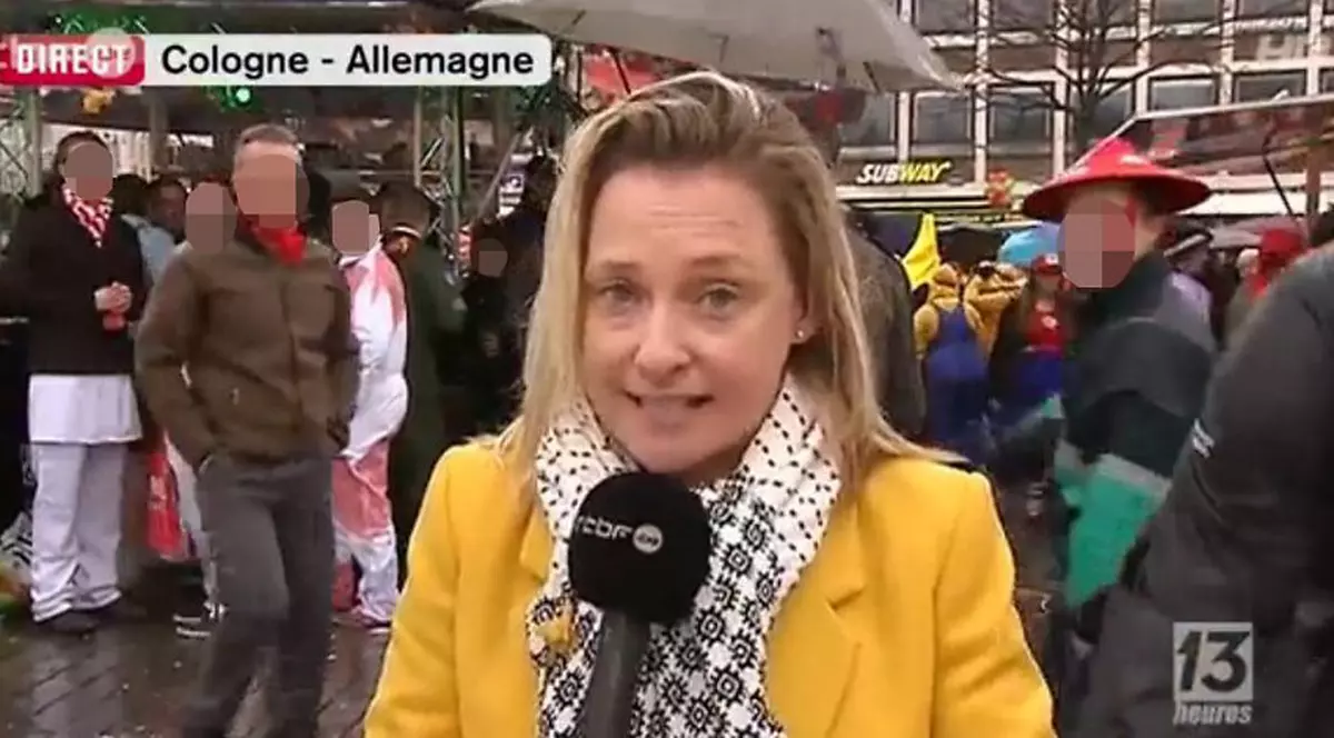 Scene penibile la TV. Ce i-au făcut doi tineri unei jurnaliste, într-o transmisiune directă | VIDEO