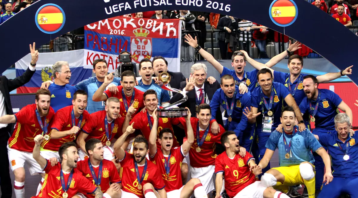 Naționala de fotbal în sală a Spaniei a câștigat al șaptelea titlu european / GALERIE FOTO&VIDEO
