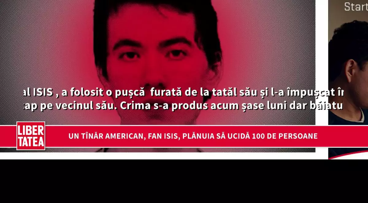 Un tânăr american plănuia să omoare 100 de persoane în numele ISIS | VIDEO