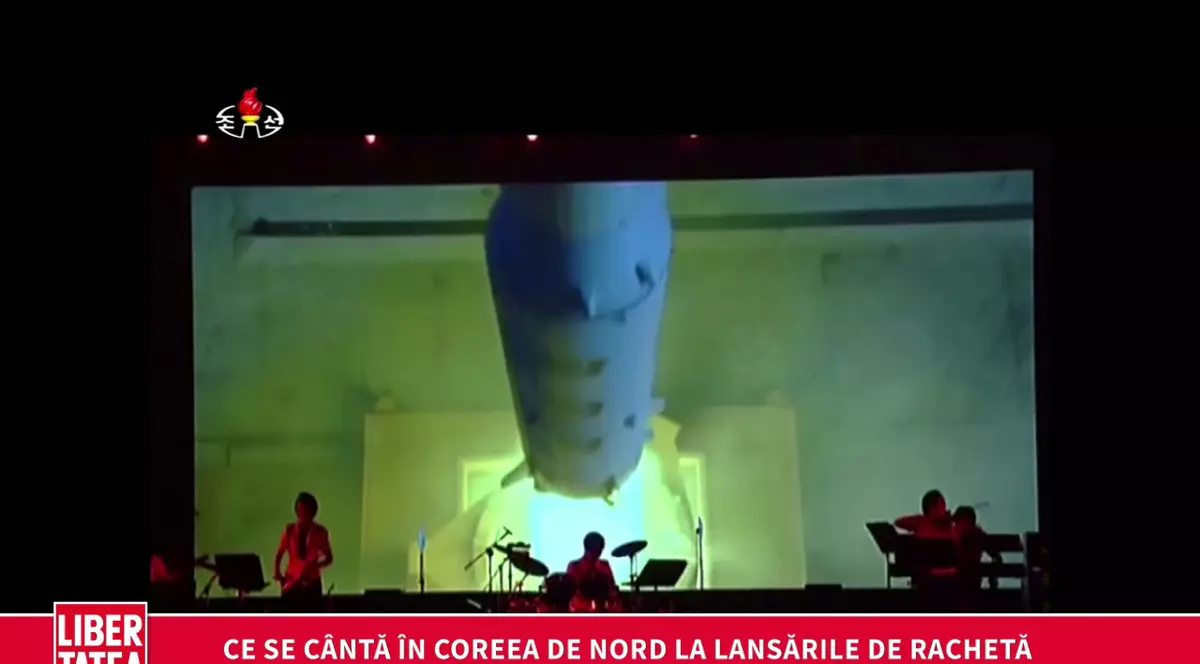 Primele imagini de la evenimentul de lansare a rachetei balistice din Coreea de Nord | VIDEO