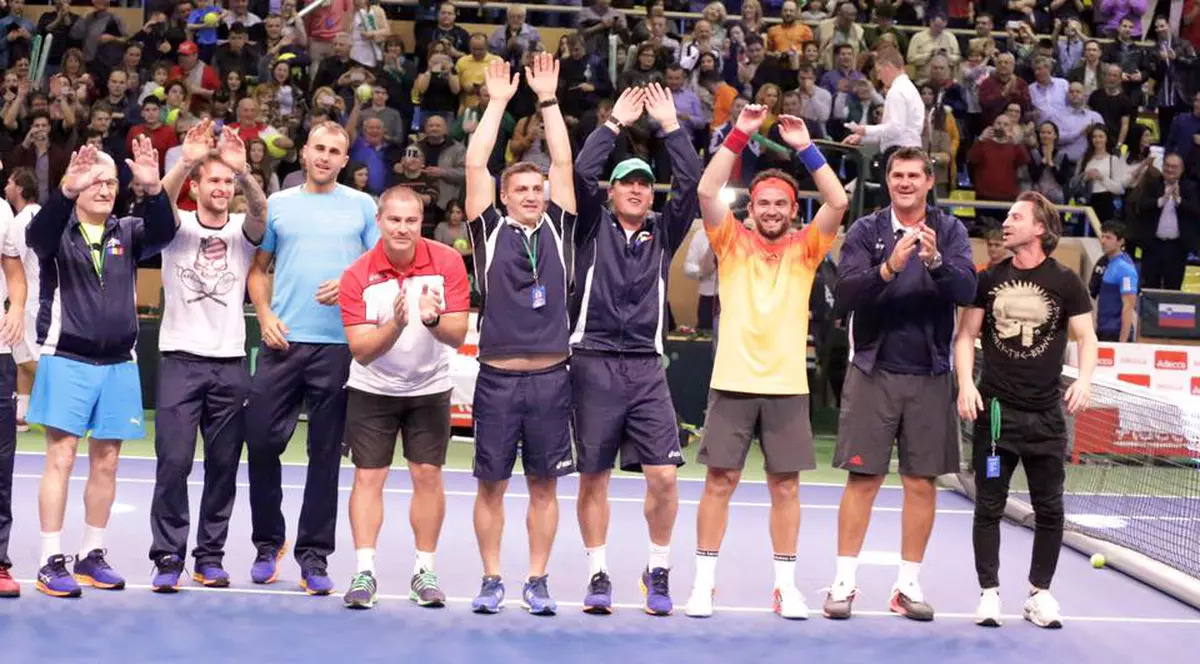 Cupa Davis, România - Slovenia 4-1. Adi Ungur a pierdut, Marius Copil a câștigat! Urmează Spania / GALERIE FOTO