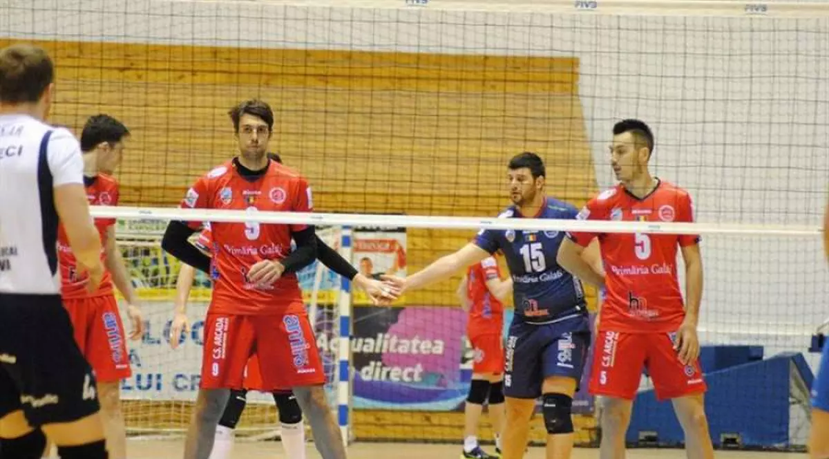Arcada Galați a revenit cu două puncte de la Craiova. Rezultele din Divizia A1 masculină de volei