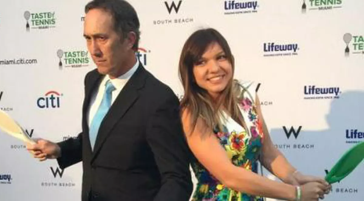 Simona Halep a luat ochii la petrecerea jucătoarelor dinaintea turneului de la Miami