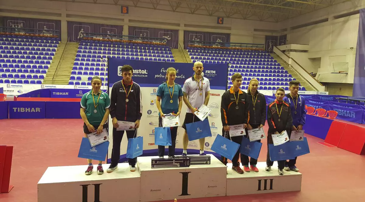 Constantin Cioti și Andreea Dragoman, campioni naționali la dublu mixt. Sâmbătă, patru finale pe TVR 2