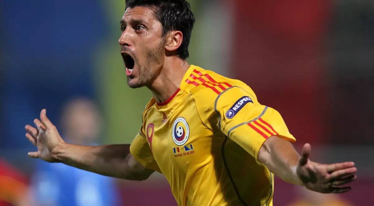 Ciprian Marica a marcat un gol istoric la Cadiz, în 2006, împotriva Spaniei FOTO: EPA