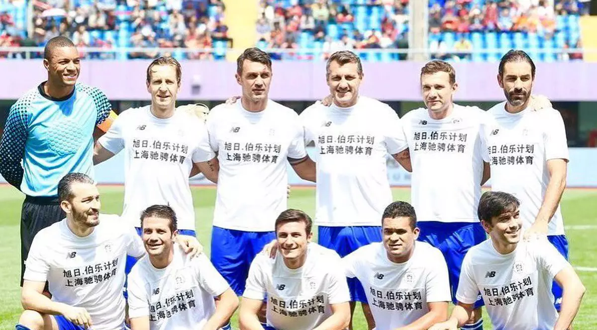 Cristi Chivu a revenit pe teren într-un meci al legendelor Seriei A