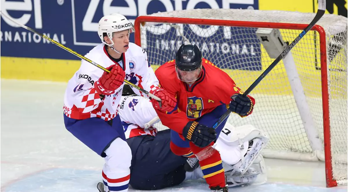 Hocheiștii tricolori, surclasați și de Croația la Mondialul de hochei pe gheață