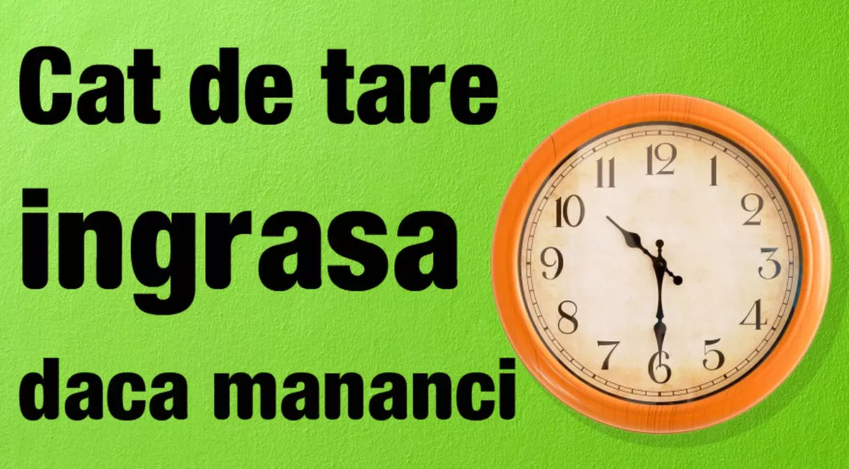 Cât de grav este să mănânci la 10 noaptea