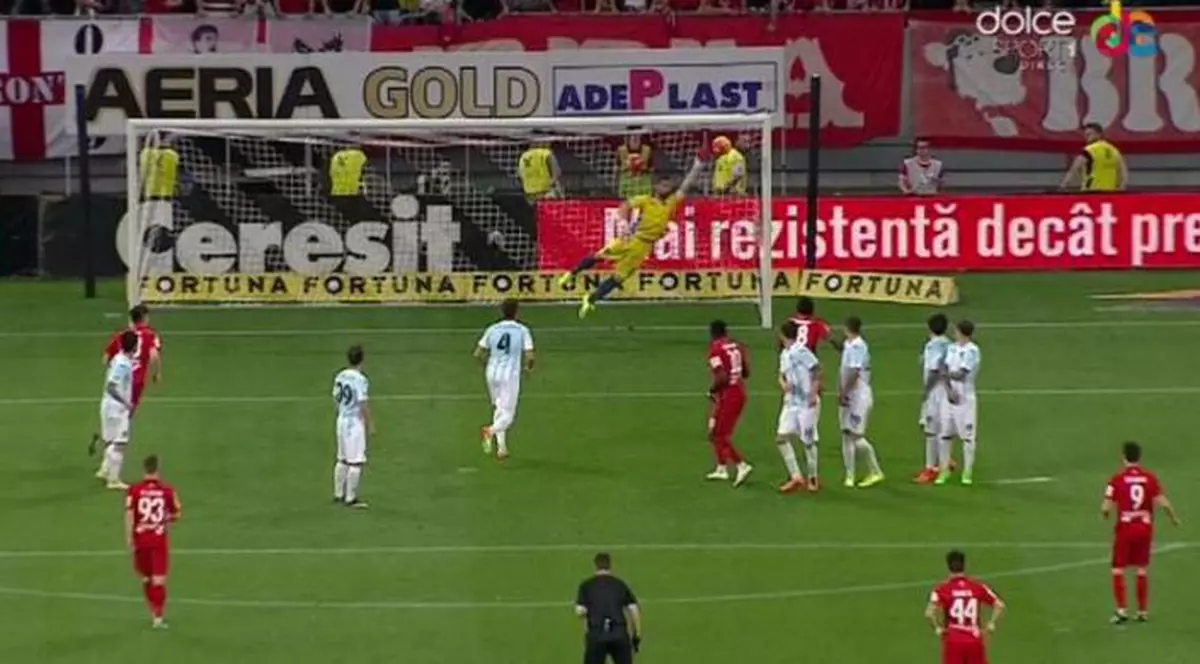 Liga 1, play-off, etapa a 7-a: Dinamo - ASA Tg. Mureș 1-0. Rotariu a marcat un gol superb. ”Câinii” sunt la doar două puncte de Steaua