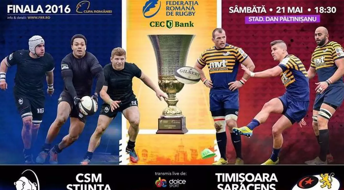 Timișoara Saracens a cucerit Cupa României la rugby
