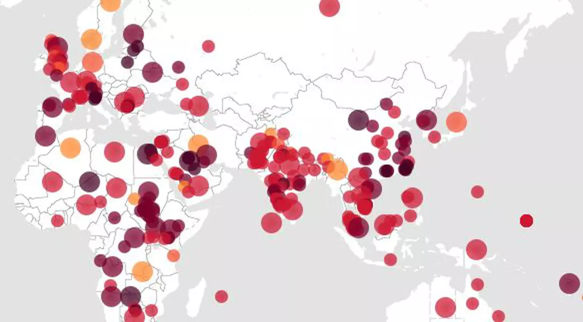 Aplicaţia care îţi arată ce epidemii sunt în lume, în timp real. E actualizată în fiecare oră