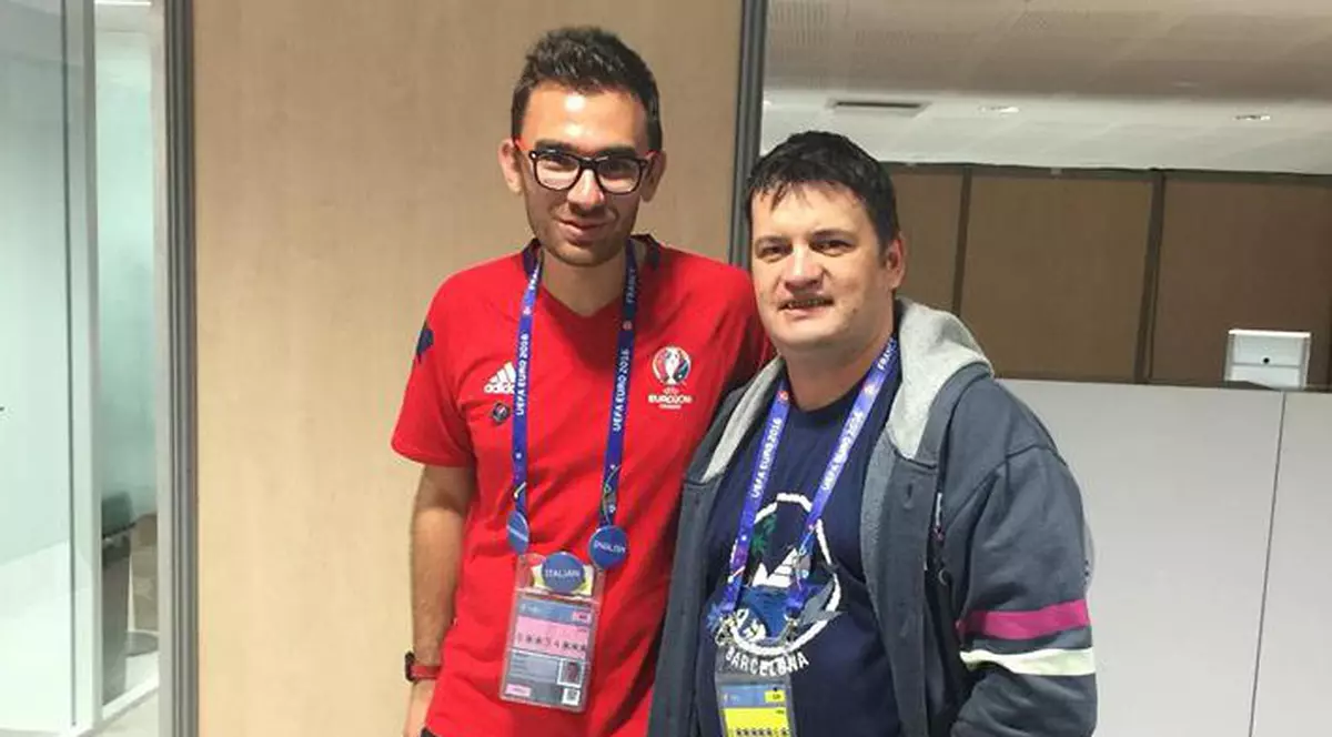 Euro 2016. Fiul unui important antrenor din gimnastică românească lucrează ca voluntar la stadionul de la Lyon. ”Batem Albania cu 1-0”