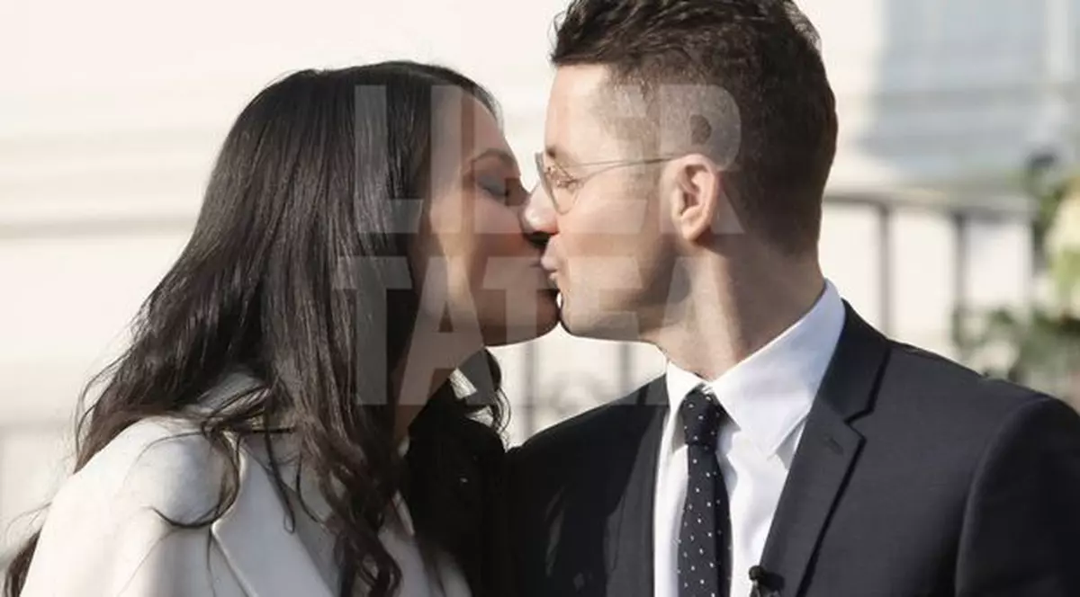 FOTO EXCLUSIV/ După mai multe amânări, Anca Serea și Adrian Sînă îl botează astăzi pe Moise! Primele poze de la creștinarea bebelușului