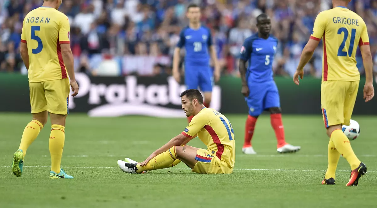 România - Franța 1-2. Florin Andone face apel la orgoliul colegilor: ”Suntem bărbați, să mergem înainte!”