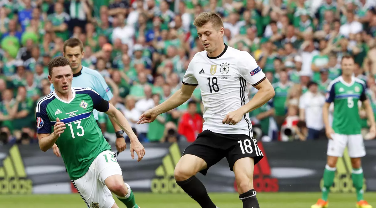 Euro 2016. Kroos a dat mai multe pase decât toți jucătorii nord-irlandezi!