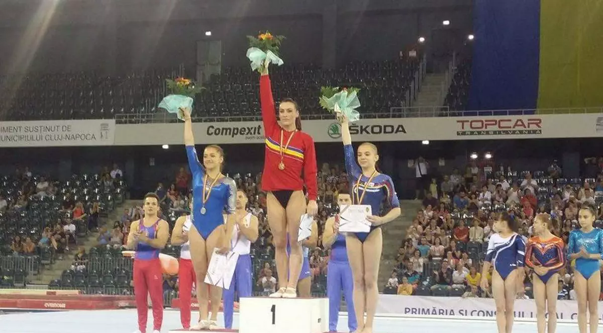 La CN de gimnastică, Cătălina Ponor s-a impus la bârnă şi la sol, iar Larisa Iordache la paralele