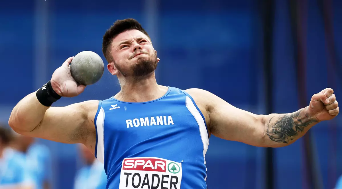 Andrei Toader a ocupat locul 6 în finala de aruncare a greutății de la Europenele de atletism