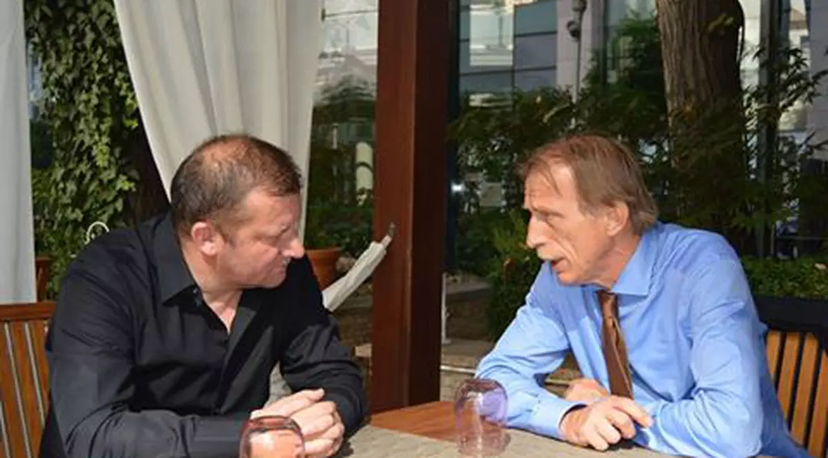 Neamțul lor și ”Neamțul” nostru! Selecționerul Christoph Daum s-a întâlnit cu Dorinel Munteanu. Văd împreună Supercupa