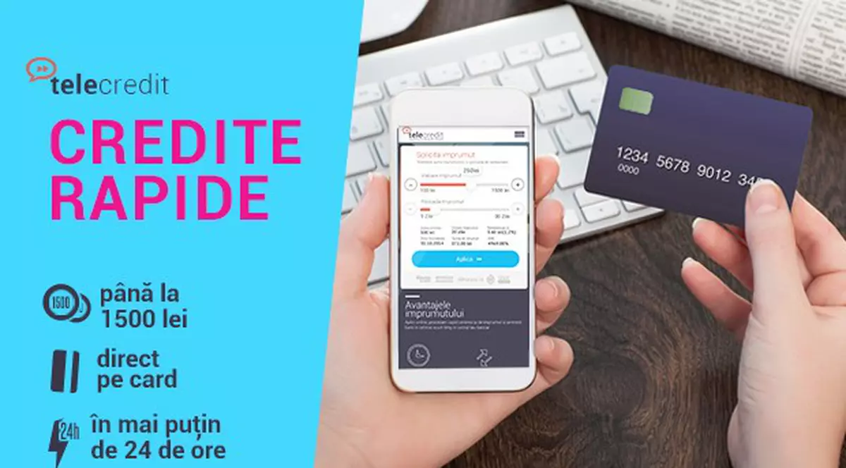 Telecredit oferă împrumuturi rapide pe termen scurt fără adeverință de salariat! La Telecredit accesezi un împrumut în câteva ore!