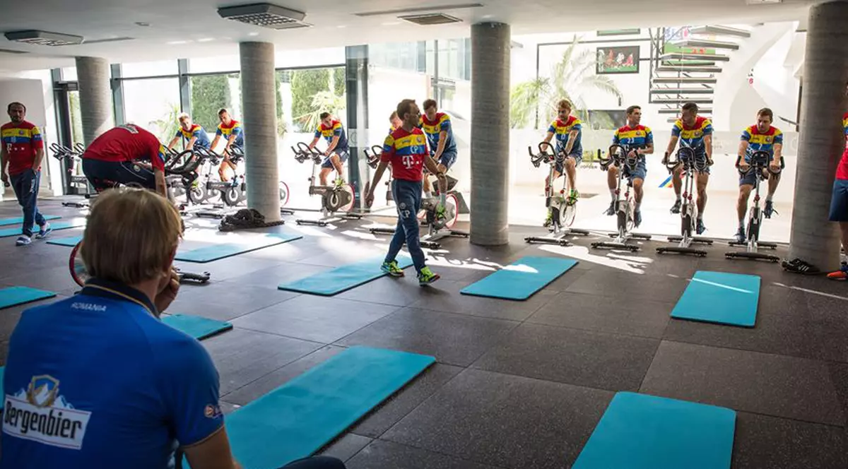 Christoph Daum a condus primul antrenament al tricolorilor