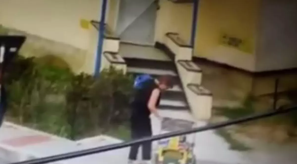 O femeie din Botoşani şi-a luat nepoţelul la bătaie, în plină stradă | VIDEO