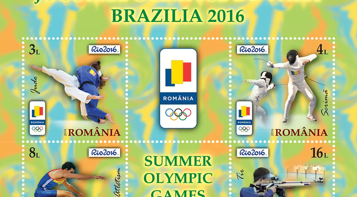Jocuri Olimpice. Timbre pentru sportivii care vor reprezenta România la Rio