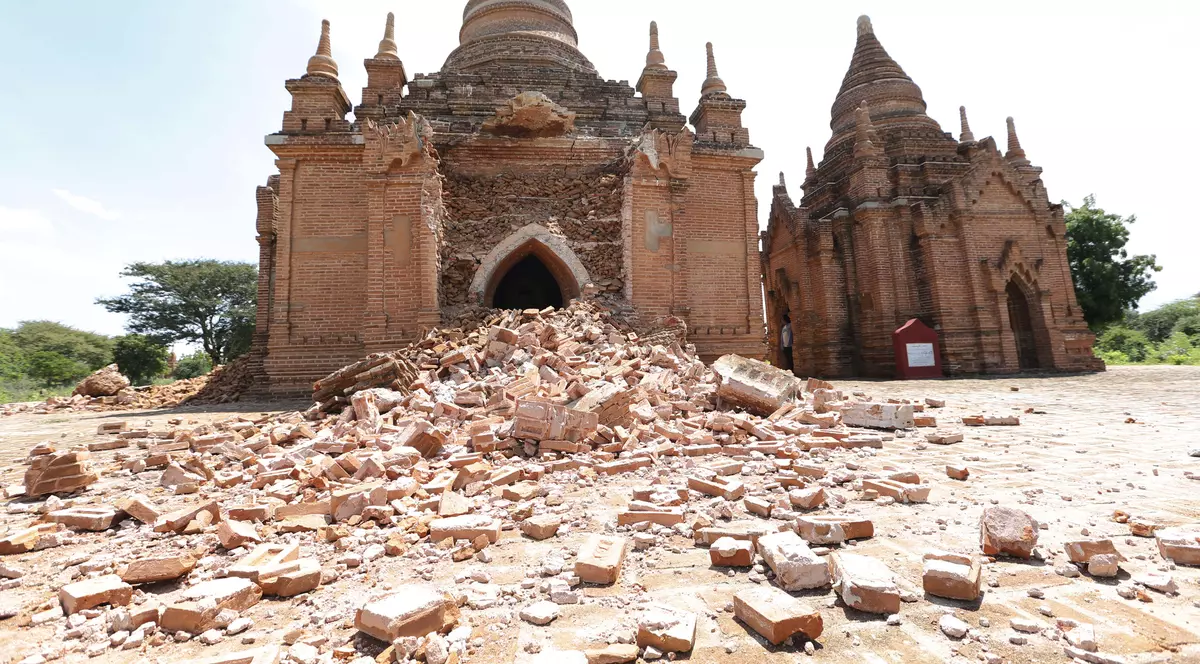 Dezastru în Myanmar. Cutremurul a distrus 200 de pagode de o mare importanță istorică