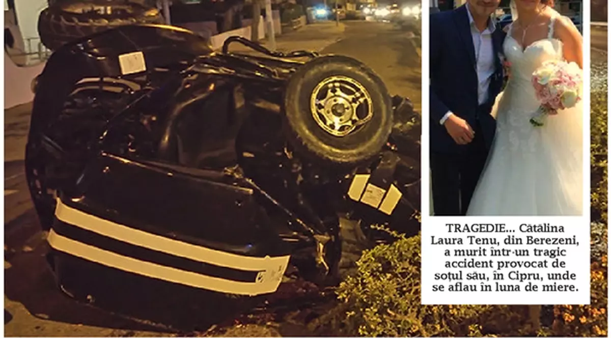 Lună de miere însângerată! Tineri căsătoriți din Vaslui, despărțiți de moarte