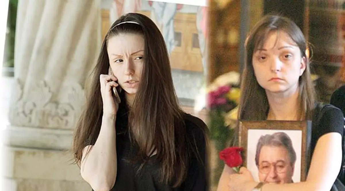 Fetele lui Vadim Tudor, la înmormântarea acestuia