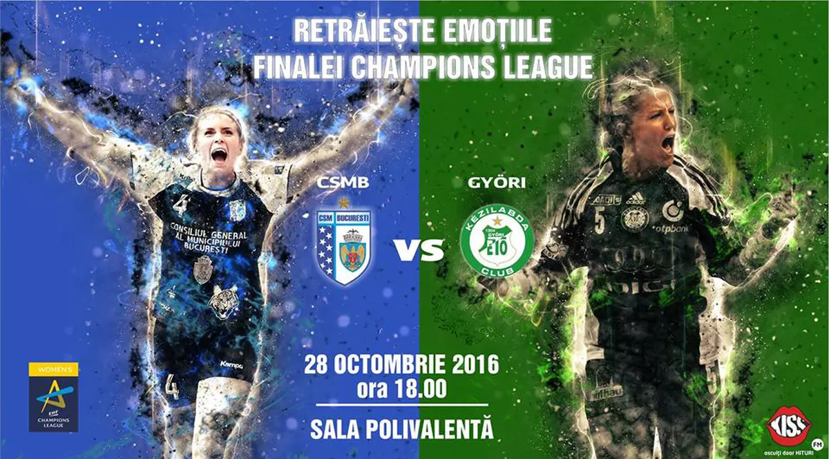 CSM București a învins clar pe HCM Rm. Vâlcea. Încălzire pentru meciul cu Gyor, de vineri, din Liga Campionilor