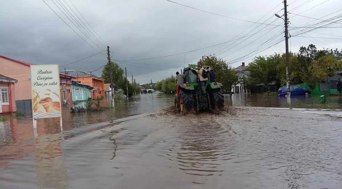 Cod Roșu de inundații în județul Galați