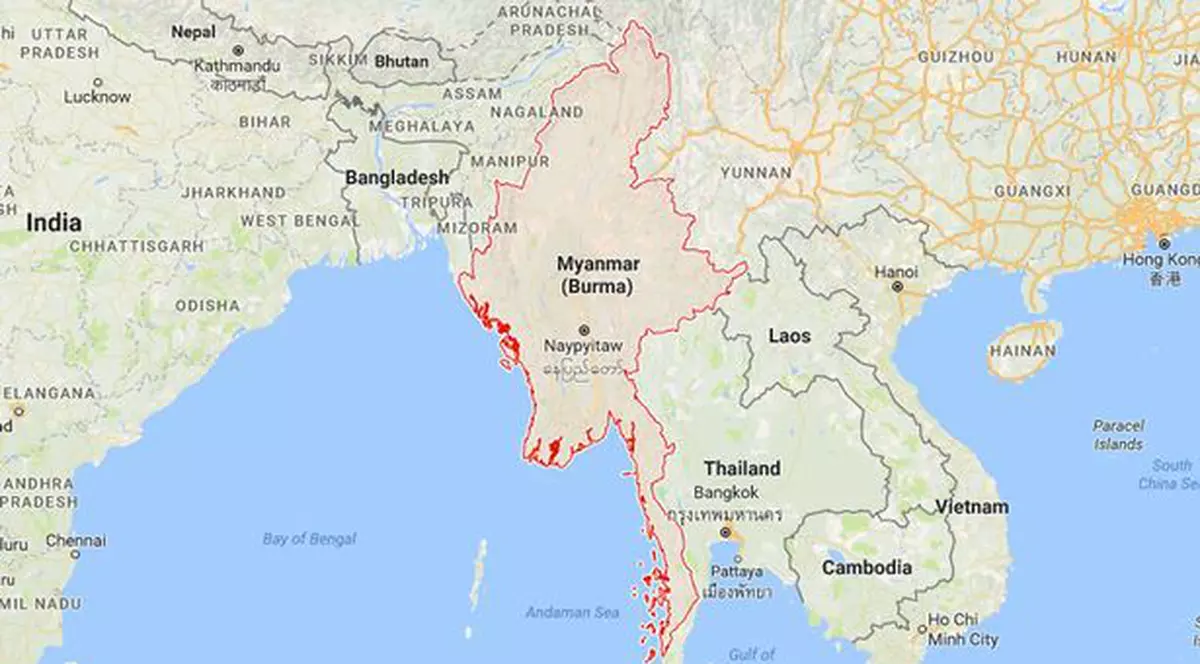 Un avion s-ar fi prăbușit în mare pe coasta Myanmarului