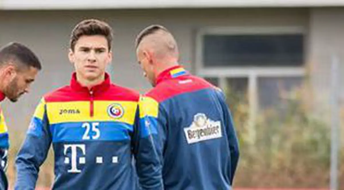 Dorin Rotariu (stânga) și Răzvan Marin (dreapta) sunt pariurile lui Christoph Daum pentru viitorul naționalei României