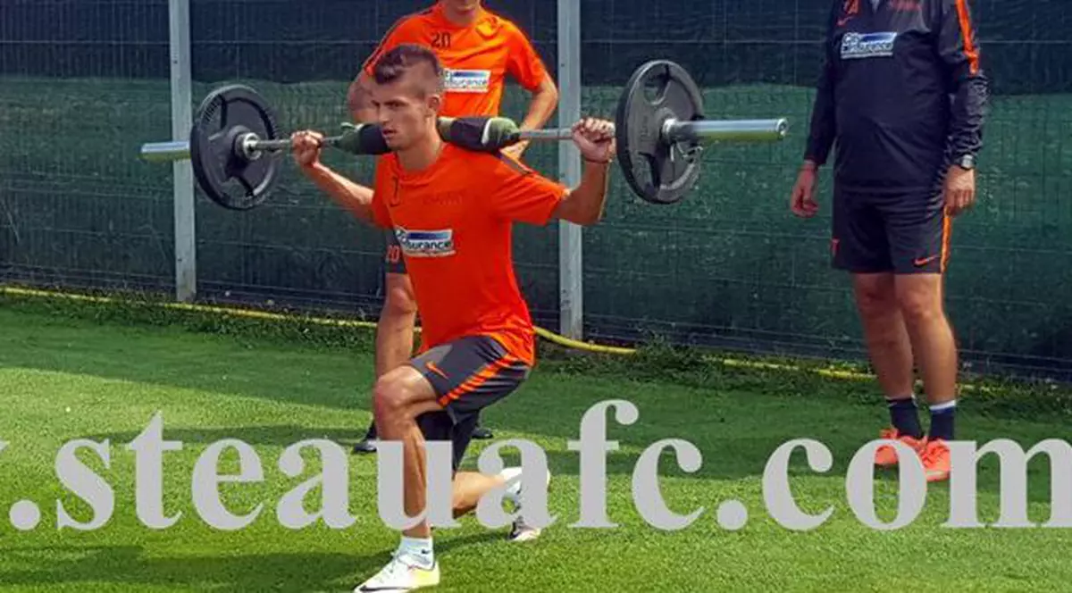 Florin Tănase a fost supus unei pregătiri fizice dure după transferul la Steaua. A tras din greu de haltere