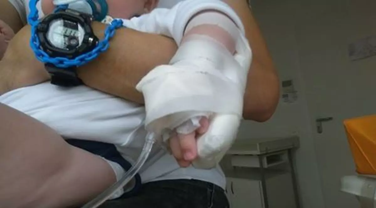 Fiul de 7 luni al lui Șerban Copoț, de urgență la spital