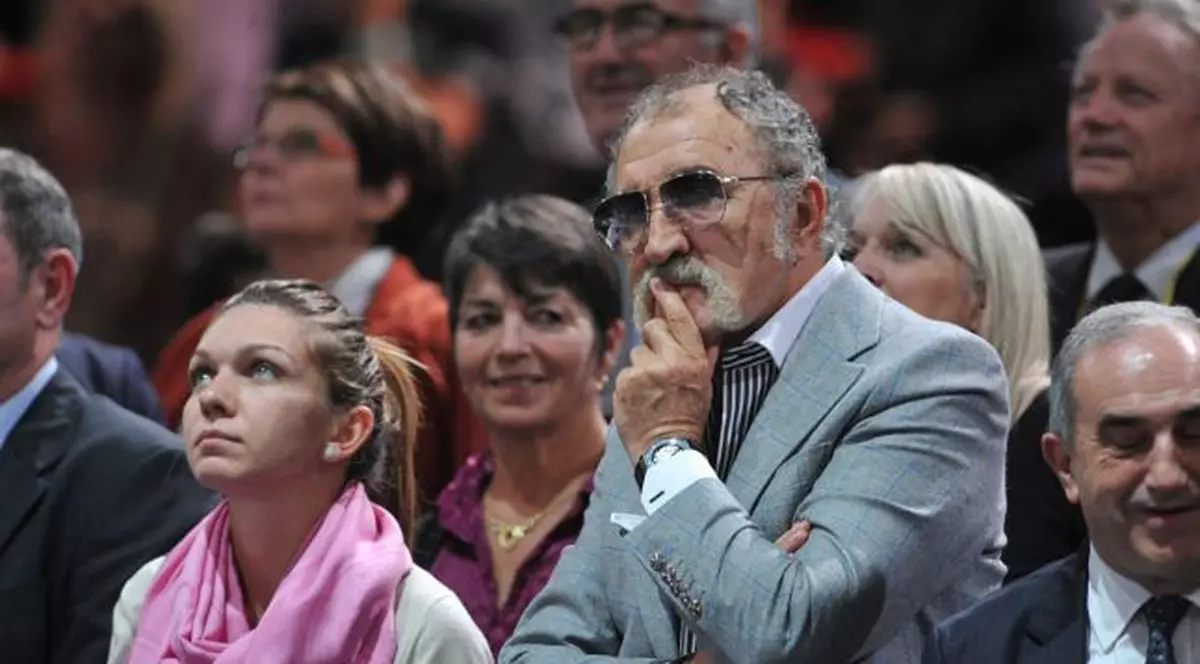 Simona Halep și Ion Țiriac