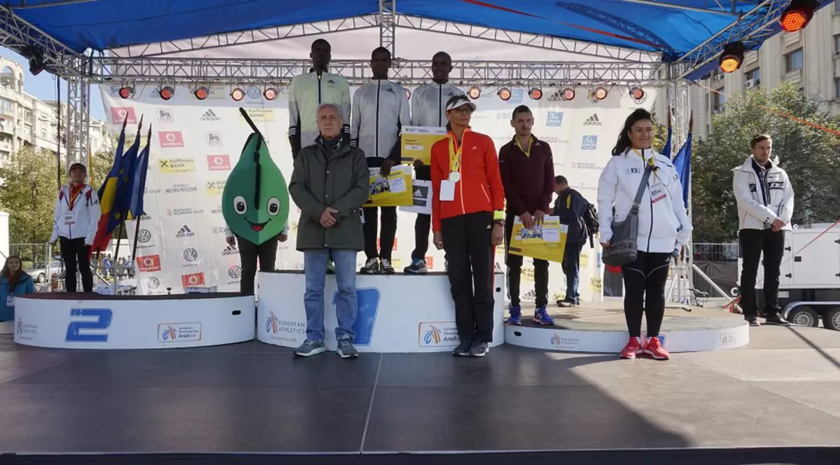 Podiumul Maratonului București a fost ocupat de atleți din Kenya
