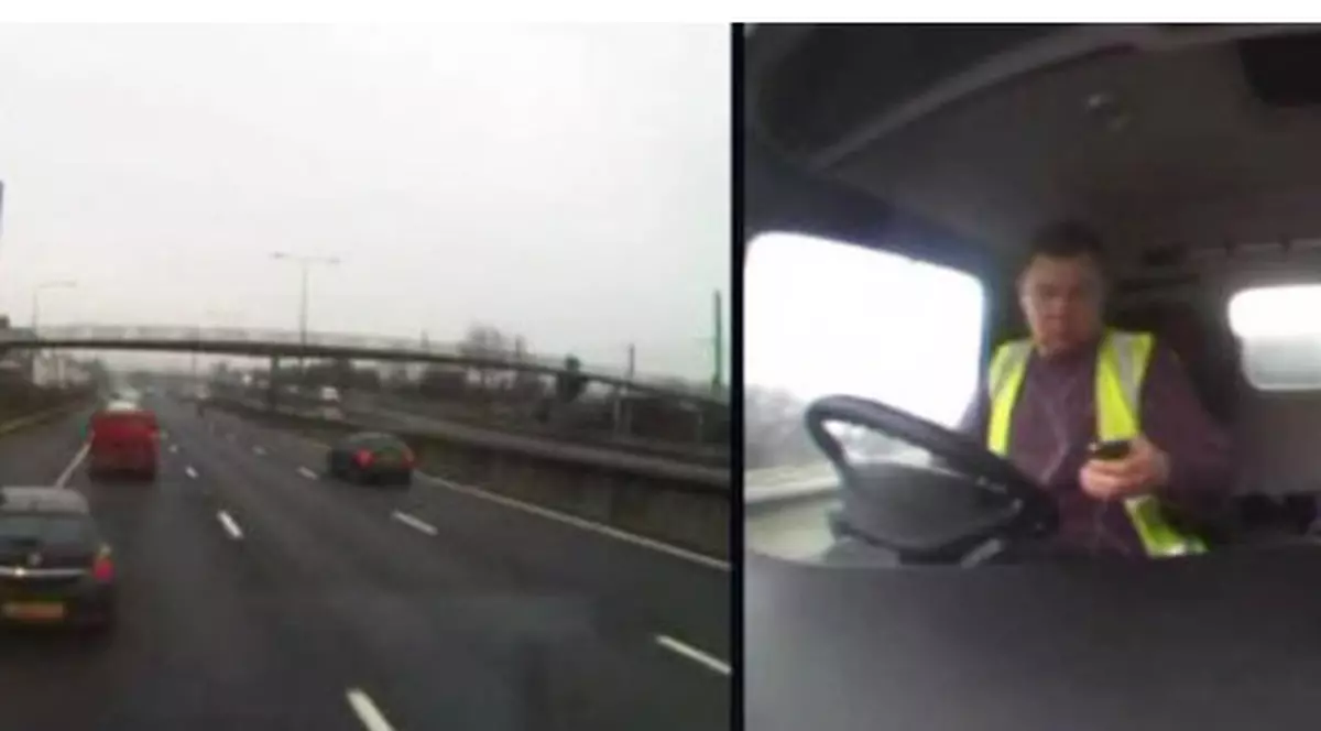 Șofer român, condamnat la închisoare în Marea Britanie. A produs un accident, în timp ce folosea telefonul mobil