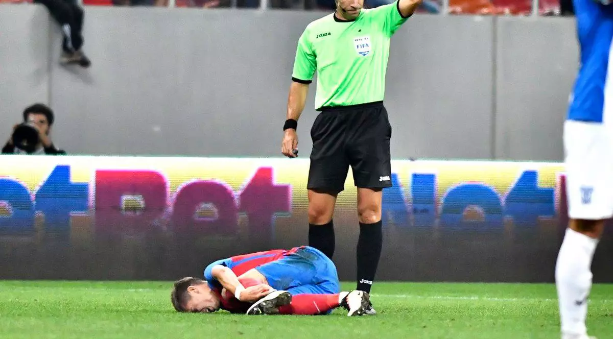 Florin Tănase va sta 6 luni după accidentarea din partida cu CSU Craiova