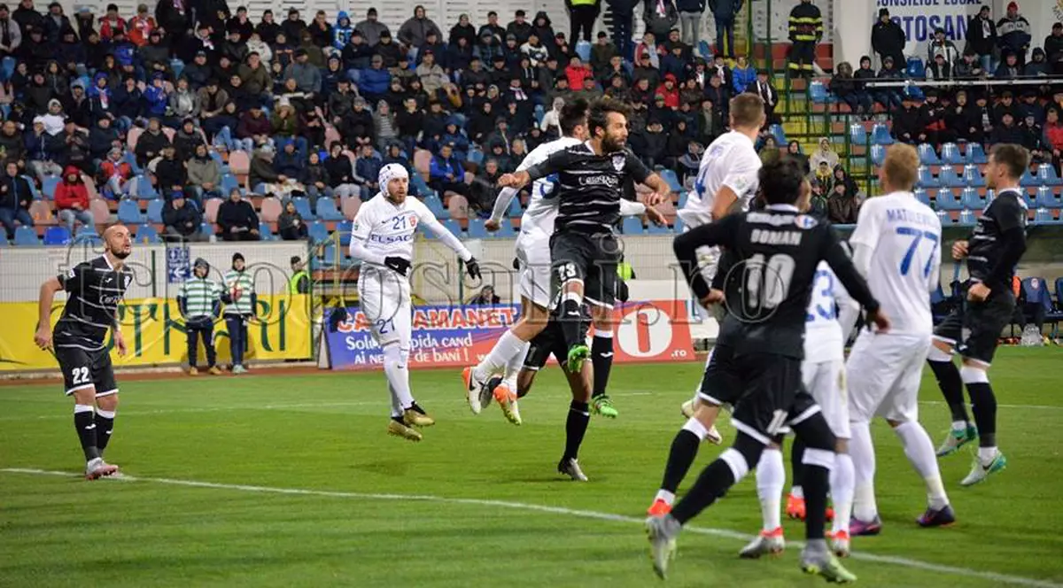 Liga 1, etapa 16. FC Botoşani - FC Voluntari 0-1. Bălan a decis meciul, după o gafă de portar. Burcă a ajuns la spital / LIVETEXT