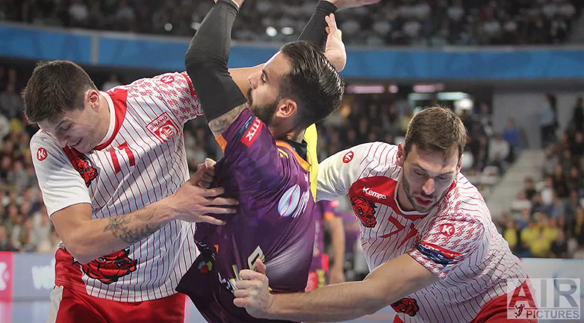 Dinamo a cedat la Nantes, dar păstrează șanse pentru calificarea în faza a doua a Ligii Campionilorla handbal / FOTO