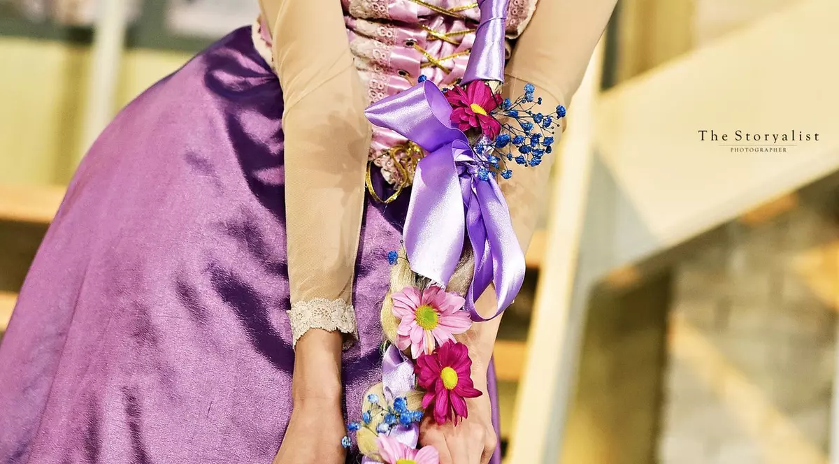 Lidia Buble a fost transformată în Rapunzel