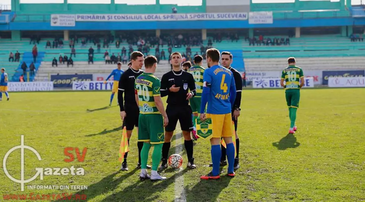 Liga 2, etapa a 17-a. Liderul Juventus a învins la Suceava, din penalty, în ultimul minut. Suporterii gazdelor au cerut demisia șefului FRF, prezent la meci!