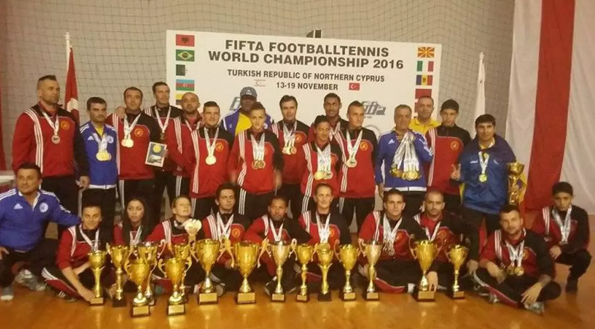 Fotbal tenis. România a cucerit 13 medalii de aur la Campionatul Mondial din Cipru