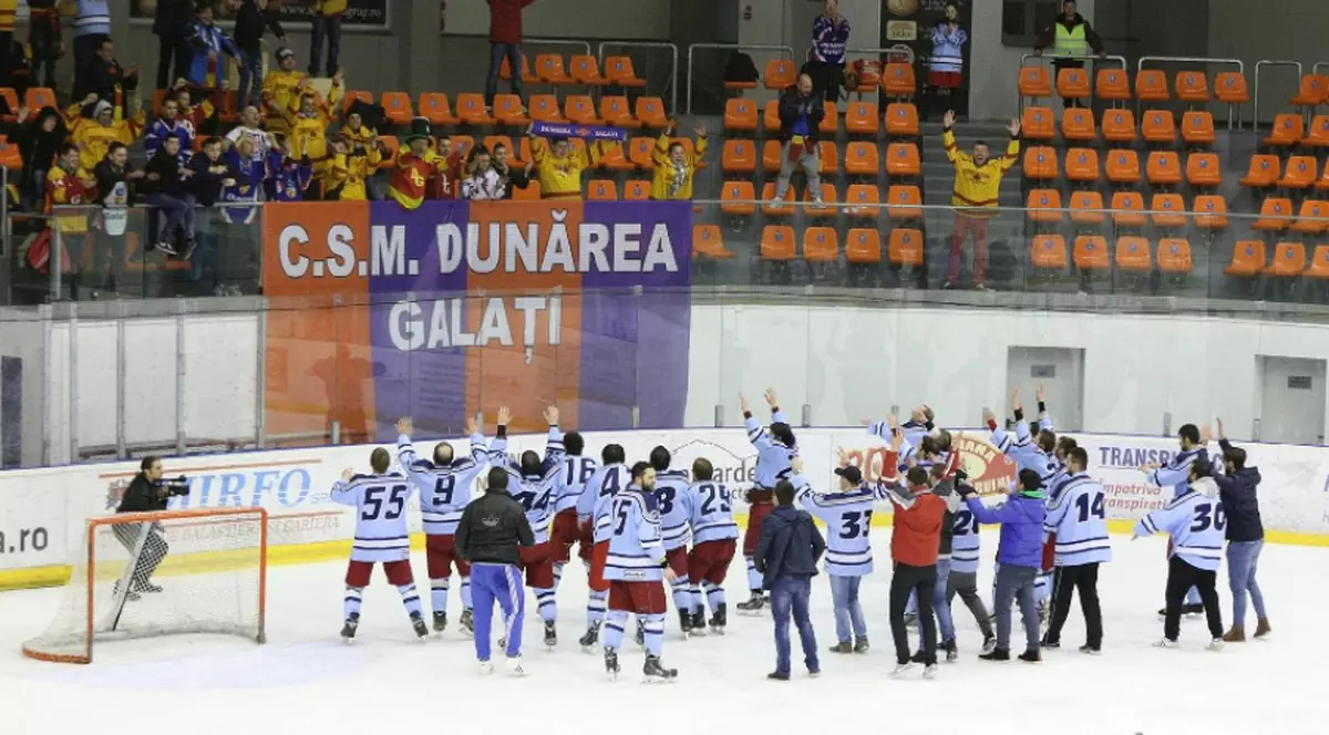 Hochei. Steaua - Dunărea Galați 3-7, în Campionatul Național