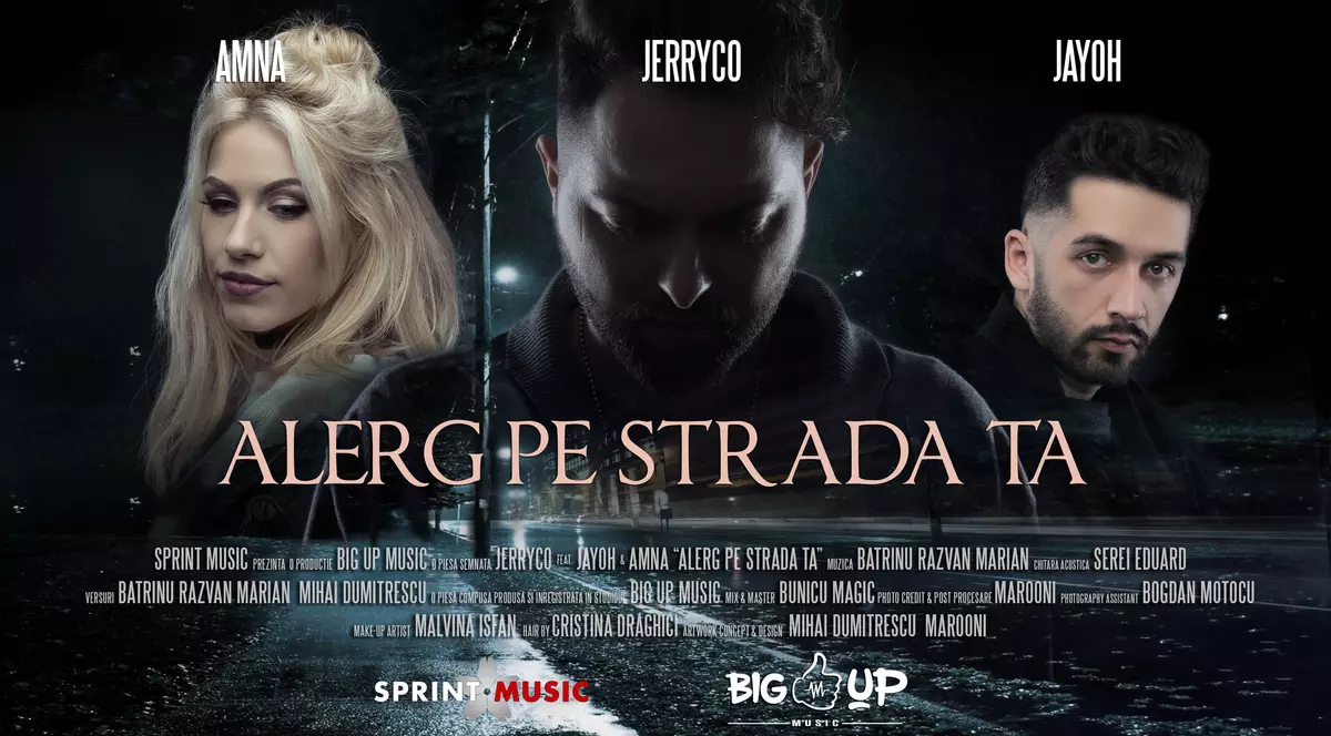 Premieră Libertatea.ro: JerryCo feat. Jayoh & Amna lansează Alerg Pe Strada Ta