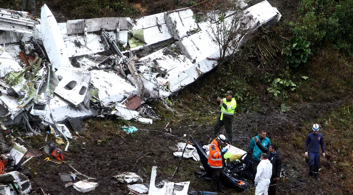 Avion prăbușit în Columbia